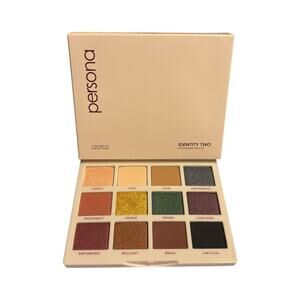 PERSONA COSMETICS IDENTITY TWO EYESHADOW EYE PALETTE 12 Shades-Brand New In Box